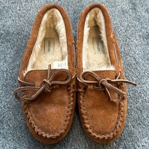 J.Crew Crewcuts Faux Shearling Moccasins